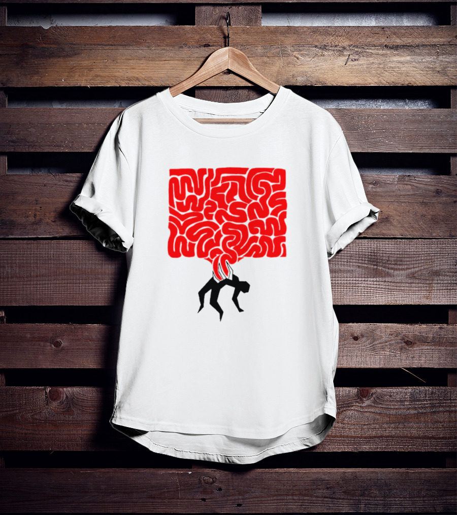 My Body Betrayed Me Red Maze Burden T-Shirt