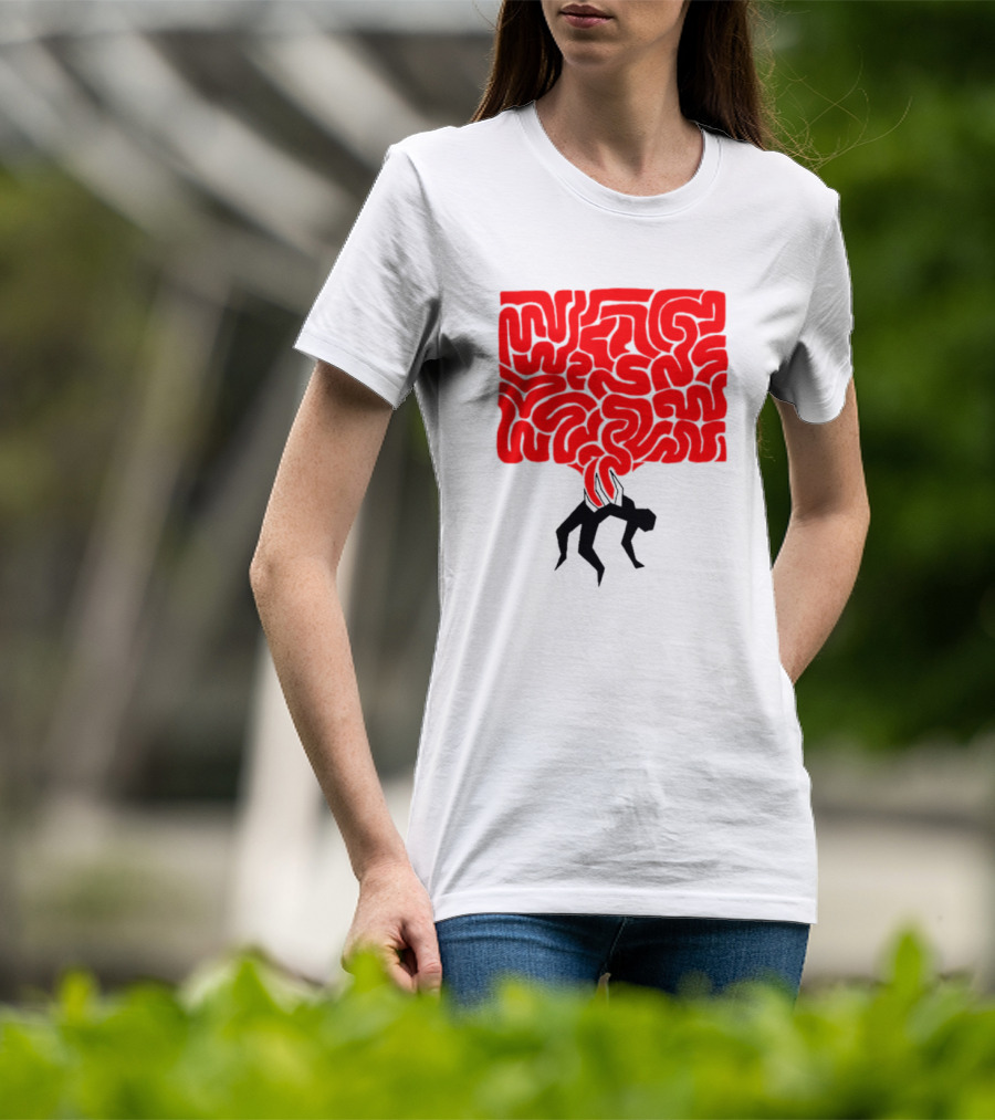 My Body Betrayed Me Red Maze Burden T-Shirt