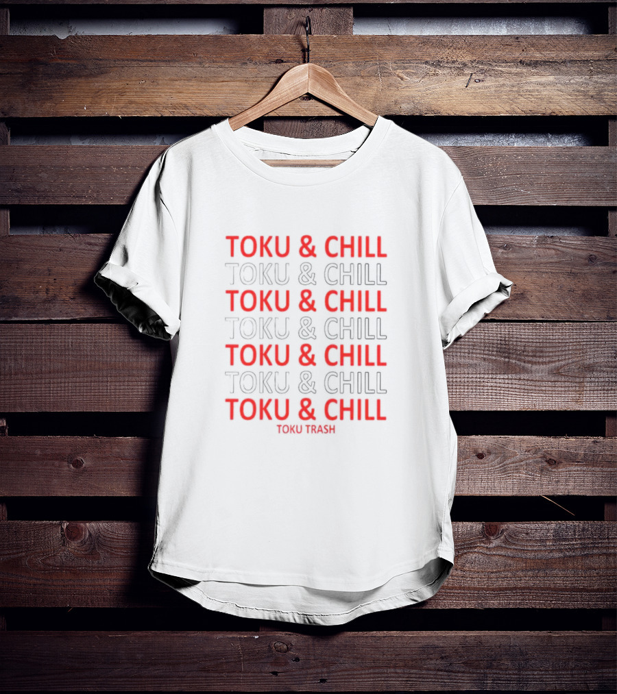 Toku And Chill Toku Trash Repeated T-Shirt