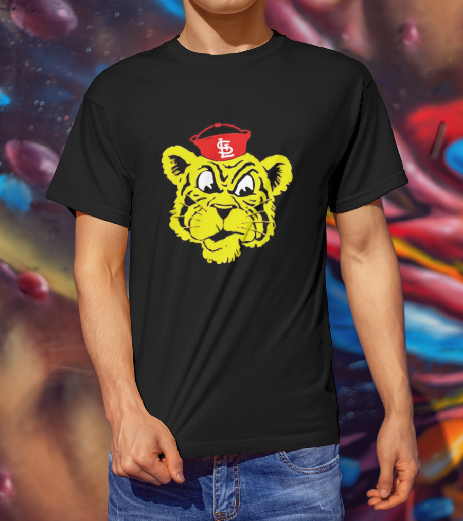 STL Hat Worn By Mizzou Tiger Drawing T-Shirt