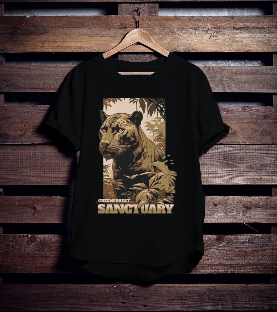 Greenforest Sanctuary Panther T-Shirt