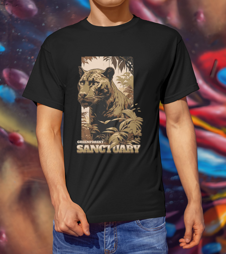 Greenforest Sanctuary Panther T-Shirt