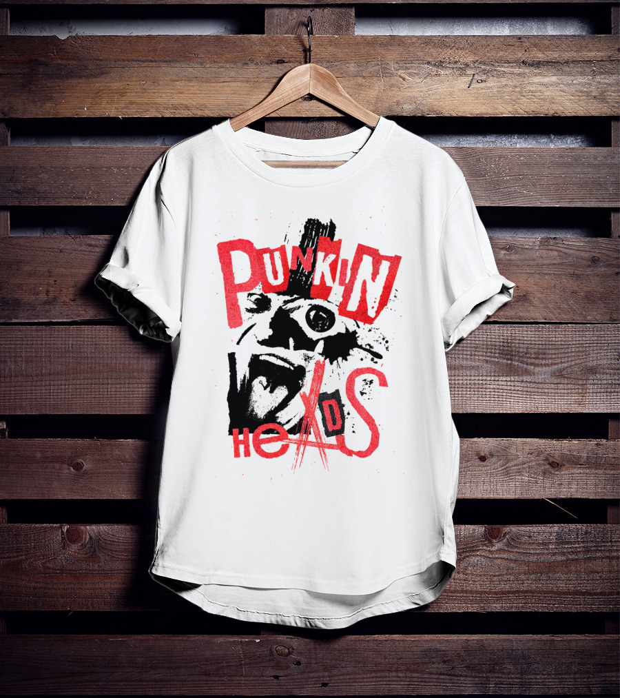 Punkin' Heads Horror Mask Graffiti T-Shirt