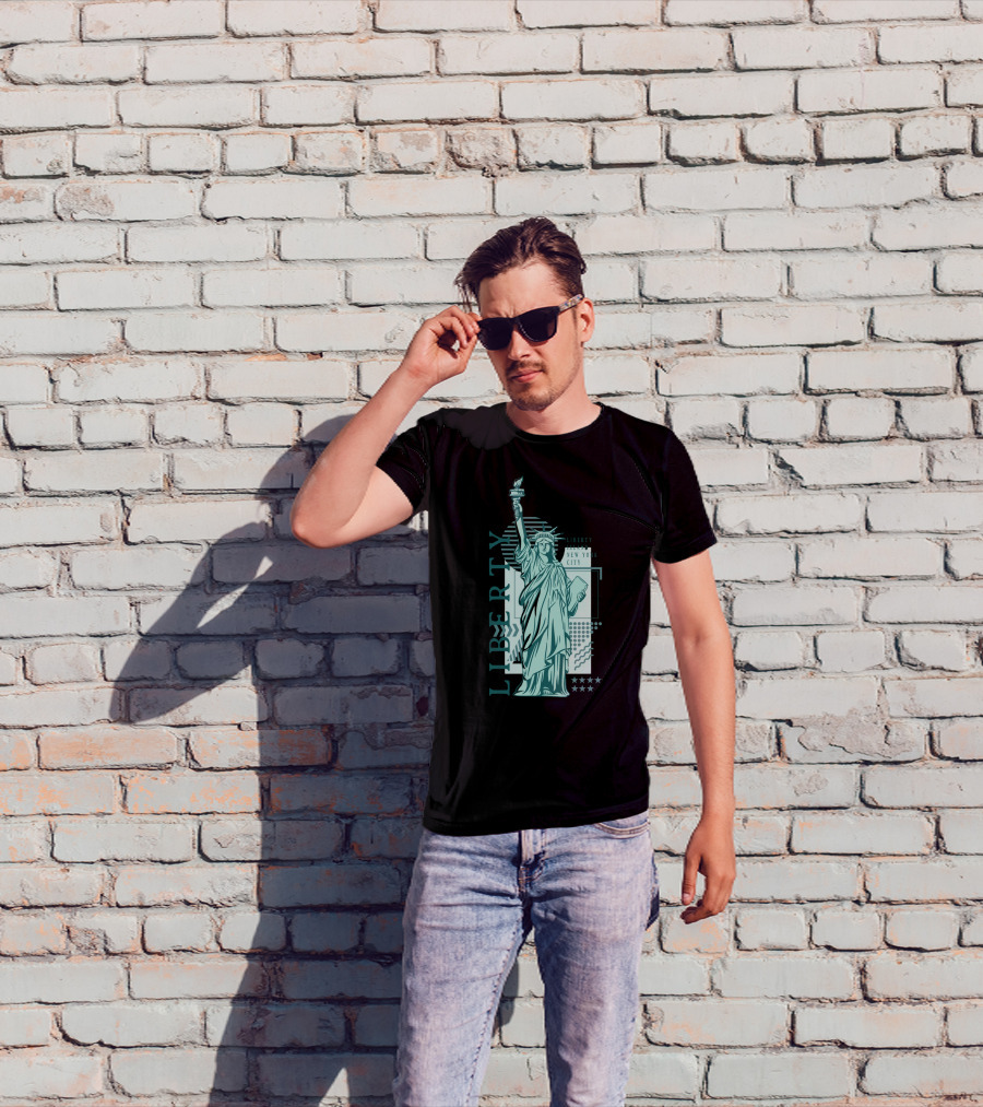 Liberty New York City Statue Of Liberty T-Shirt