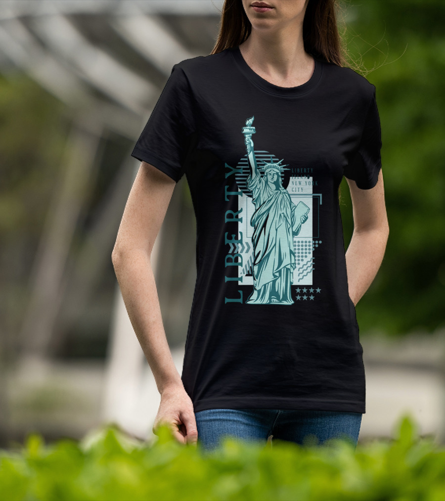 Liberty New York City Statue Of Liberty T-Shirt
