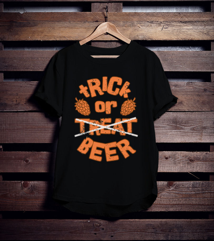Trick Or Treat Beer Hops Halloween T-Shirt