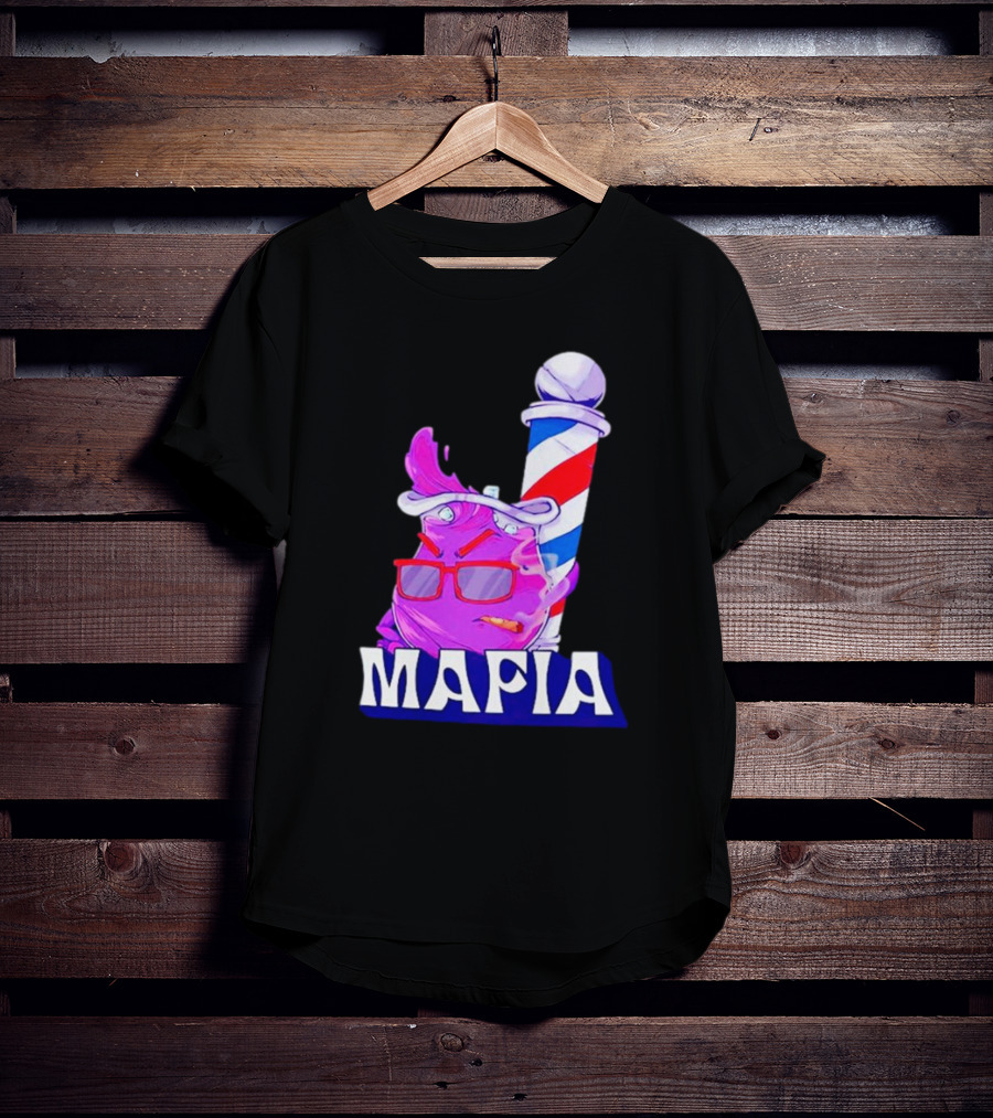 Cool Aiid Mafia Purple Barber Pole T-Shirt