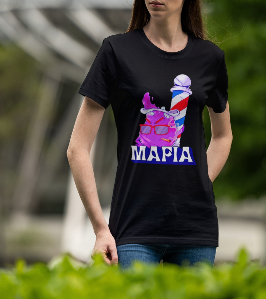Cool Aiid Mafia Purple Barber Pole T-Shirt