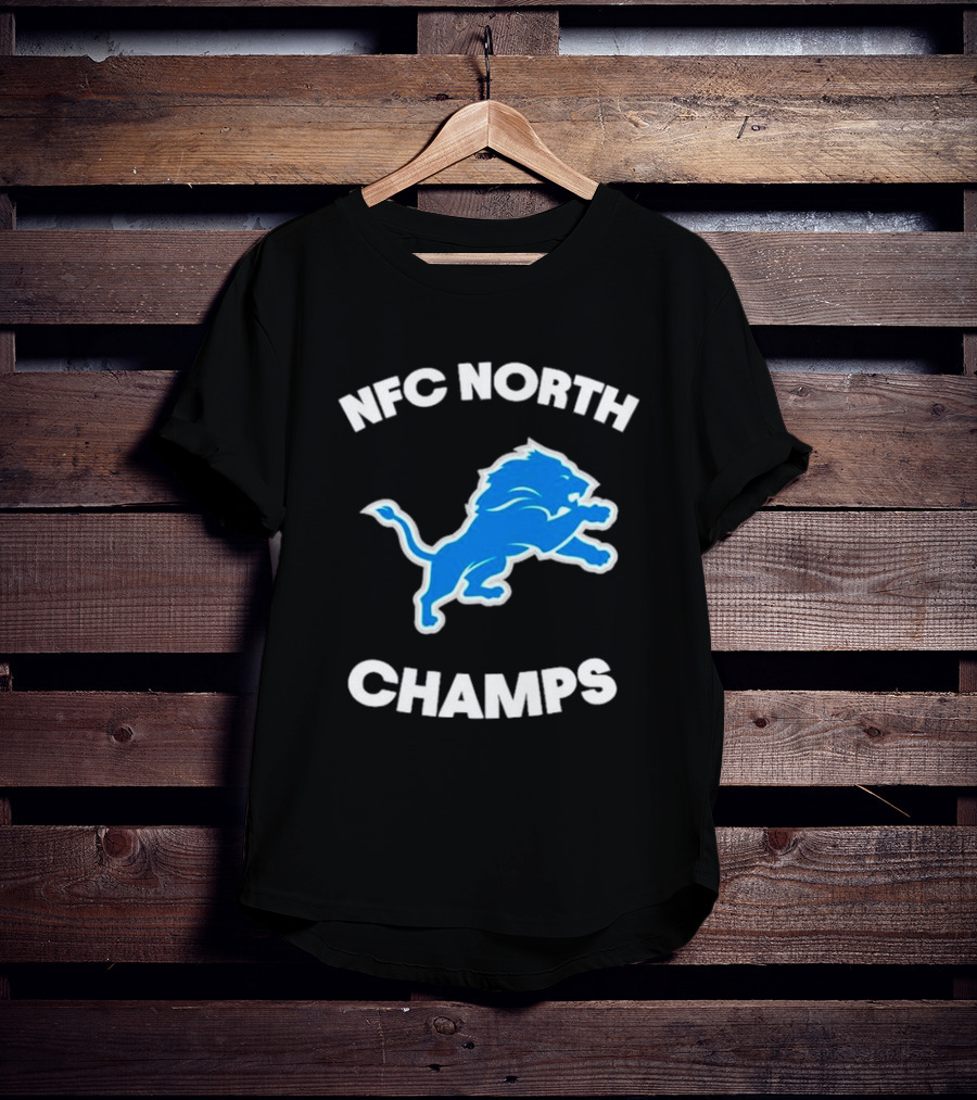 NFC North Champs Detroit Lions T-Shirt
