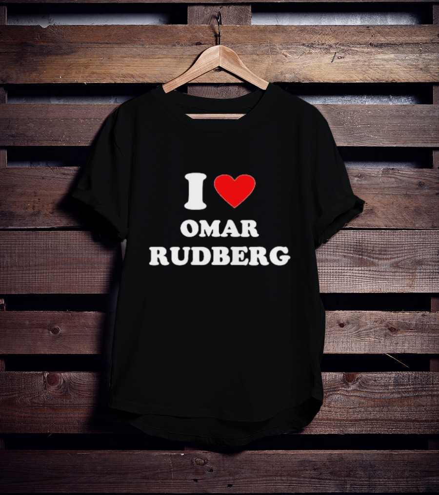 I Love Omar Rudberg Passion Red Heart T-Shirt