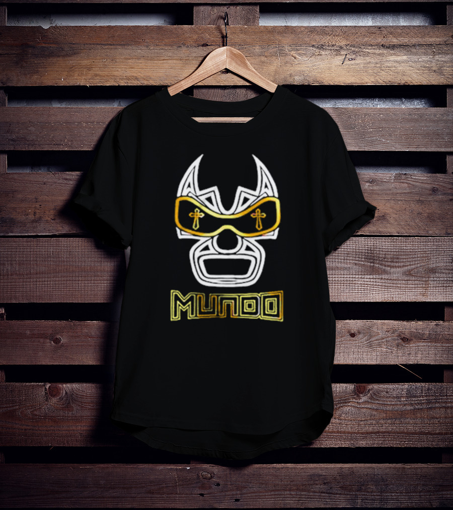 Mundo Lucha Underground Mask With Crosses T-Shirt