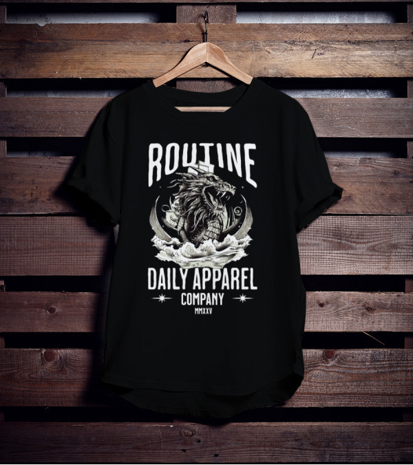 ROUTINE DAILY APPAREL COMPANY MMXXV Dragon T-Shirt