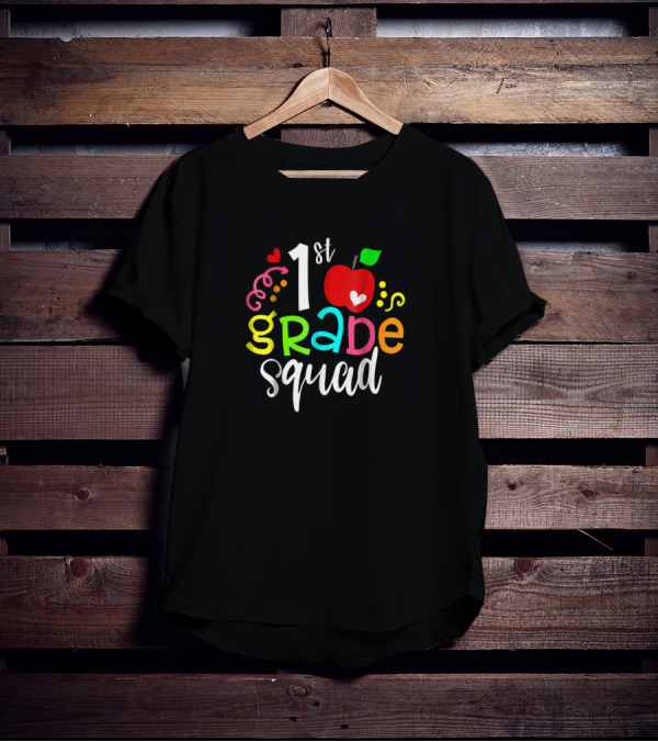 1st Grade Squad First Grade Back To School Teacher Gifts Men T-Shirt