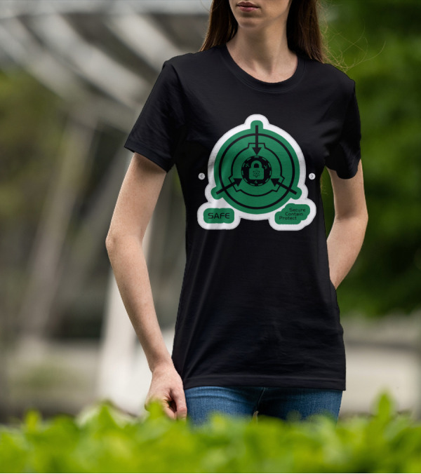 SCP Foundation Safe Classification Secure Contain Protect Lock T-Shirt