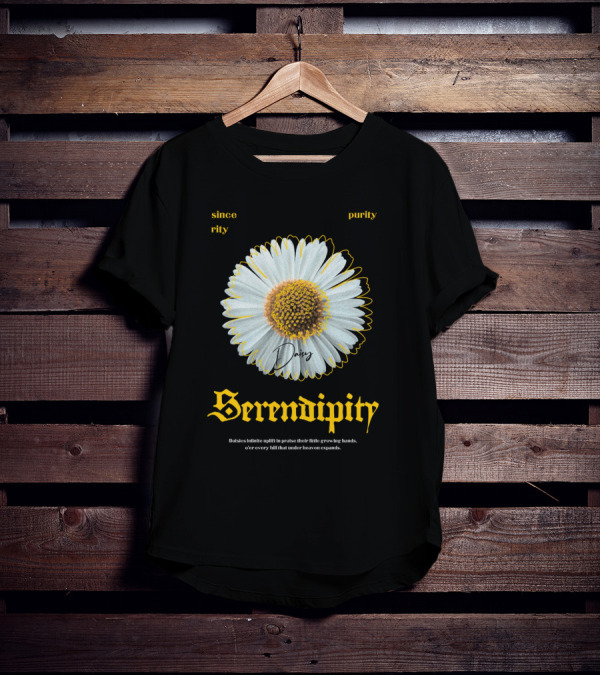 Serendipity Daisy Sincerity Purity Daisies Hymn To Praise T-Shirt