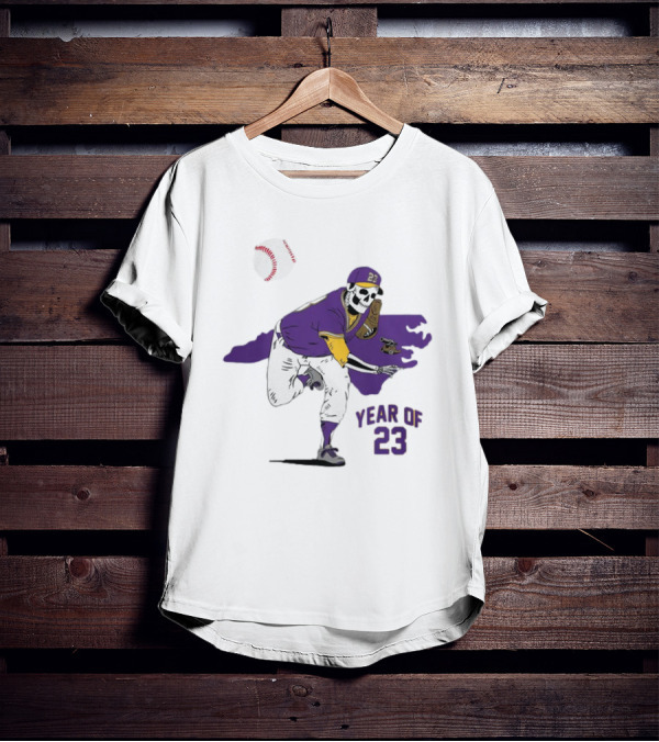 Year Of 23 EC Skeleton Baseball Pitcher T-Shirt