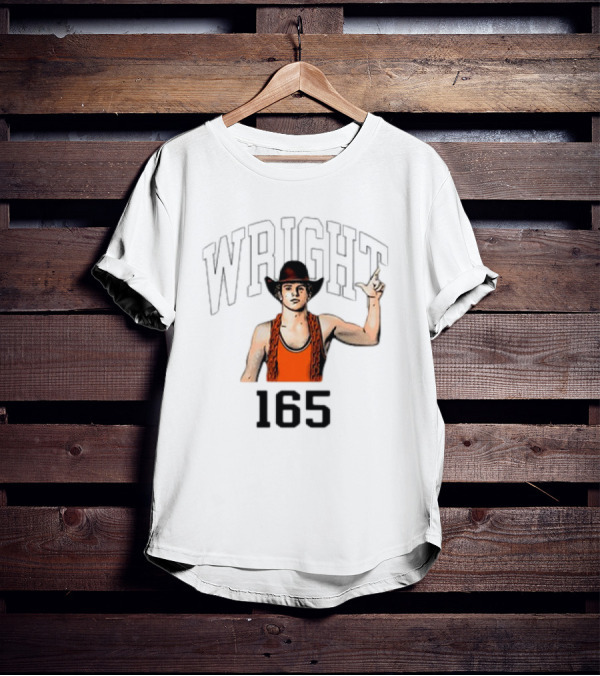 Wright 165 Cowboy Wrestler T-Shirt