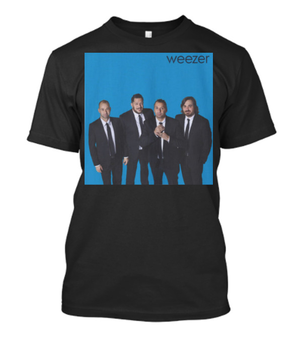 Weezer Impractical Jokers Blue Album Cover Homage T-Shirt