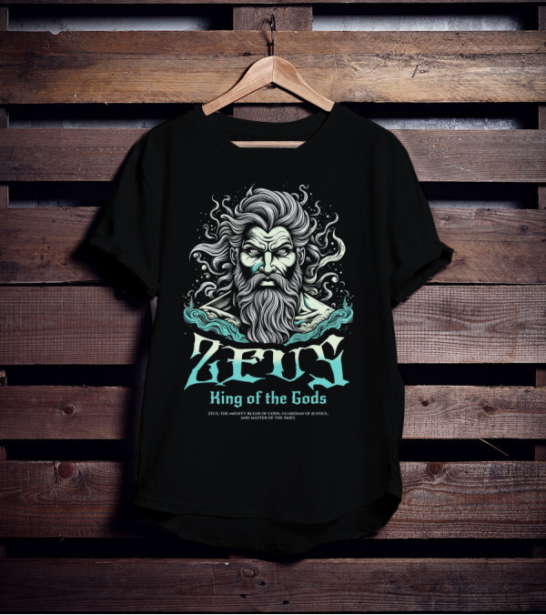 Zeus King Of The Gods Mighty Ruler Guardian Of Justice Master Of The Skies T-Shirt