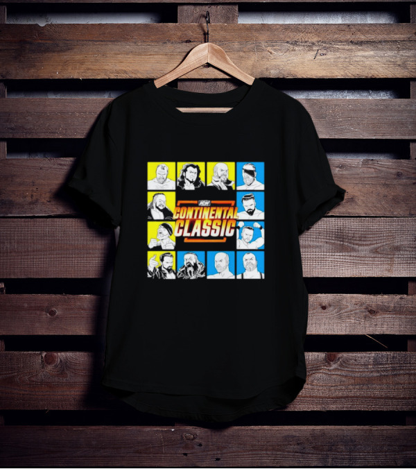 AEW Continental Classic Wrestling Tournament Lineup T-Shirt