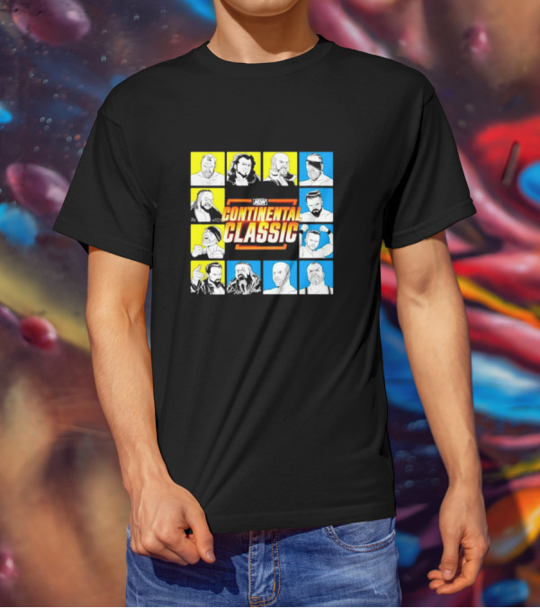 AEW Continental Classic Wrestling Tournament Lineup T-Shirt