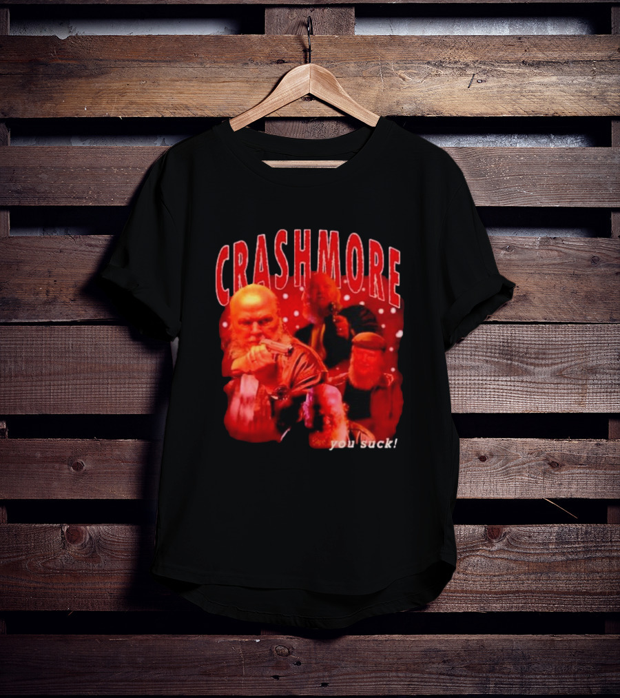 Crashmore You Suck Vintage Detective Christmas Action Santa T-Shirt