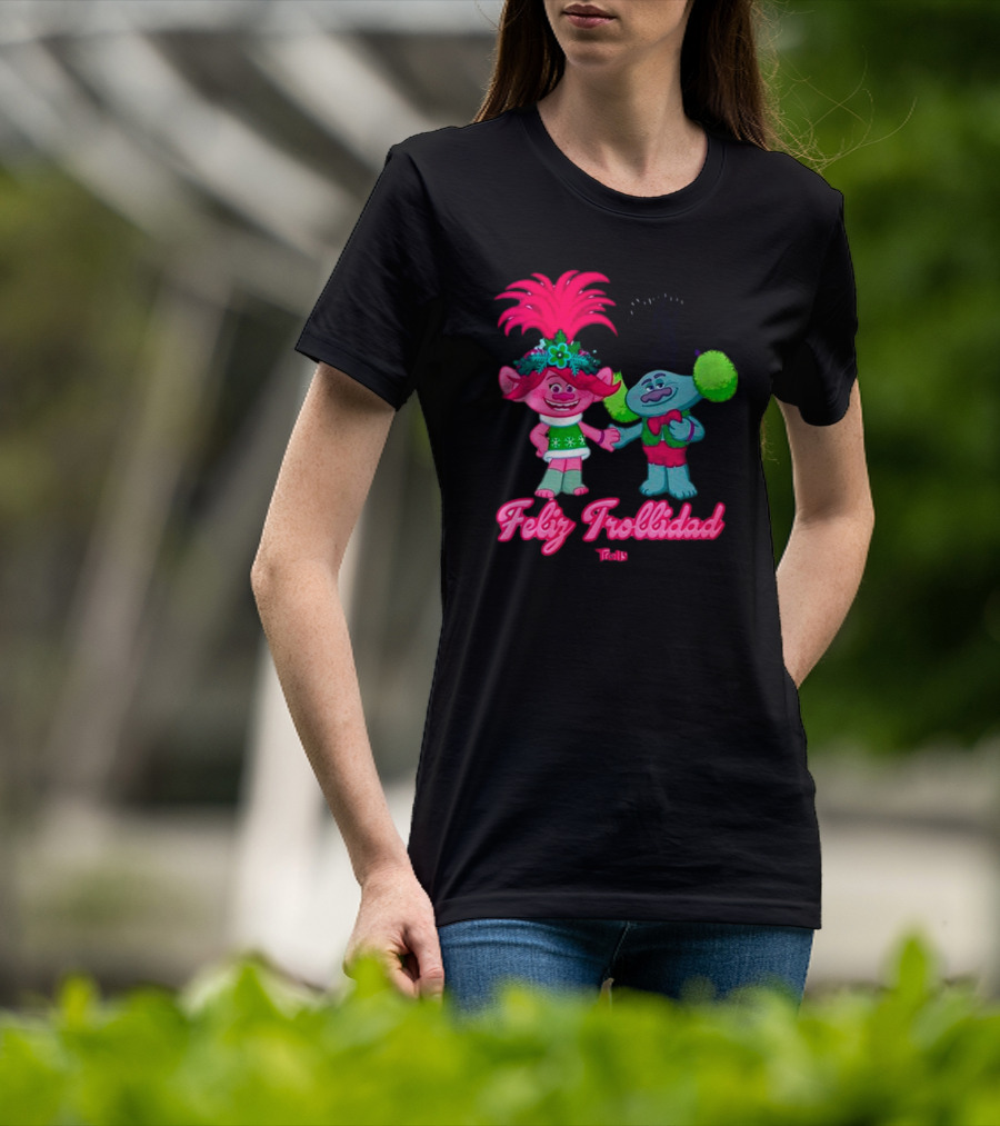 Feliz Trollidad Trolls Christmas T-Shirt