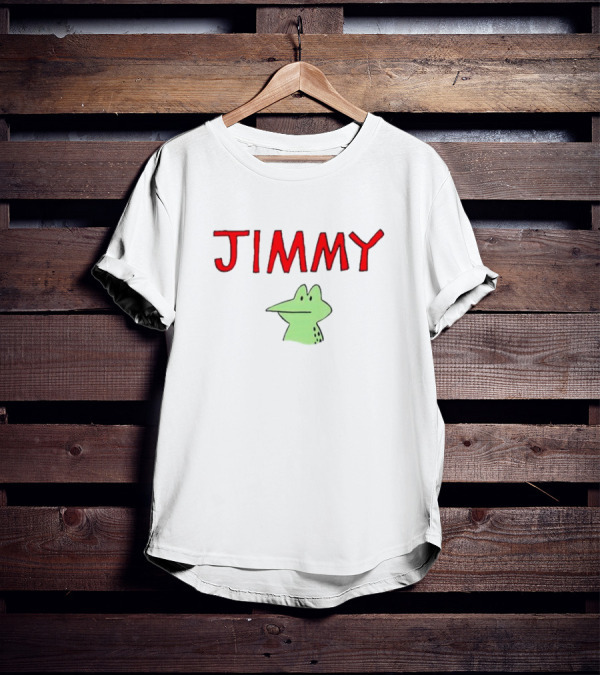 Jimmy Frog Meme Green Cartoon T-Shirt
