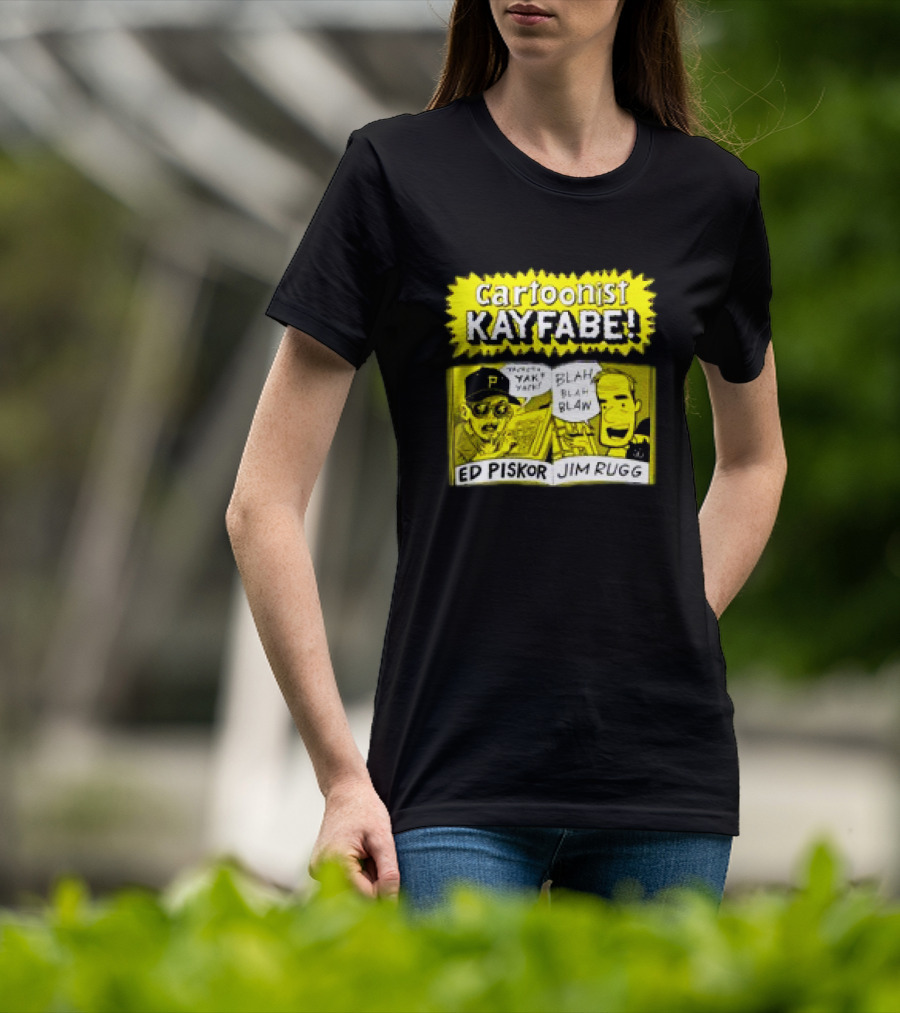 Cartoonist Kayfabe Ed Piskor Jim Rugg Yak Blah T-Shirt
