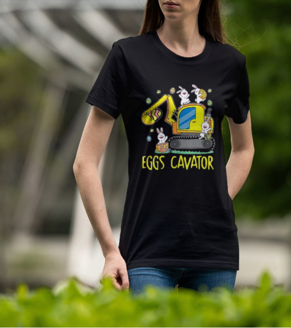 Eggscavator Easter Egg Hunt With Bunnies For Kids And Toddlers T-Shirt