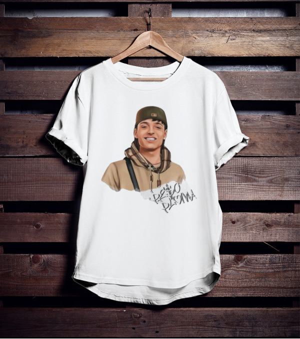 Hand Drawn Peso Pluma Casual Hoodie Portrait T-Shirt