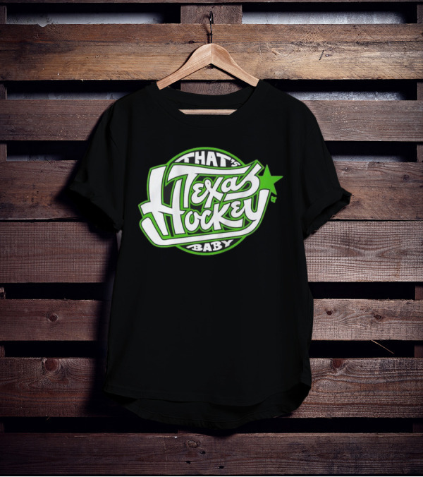 That's Texas Hockey Baby Bold Green Star T-Shirt