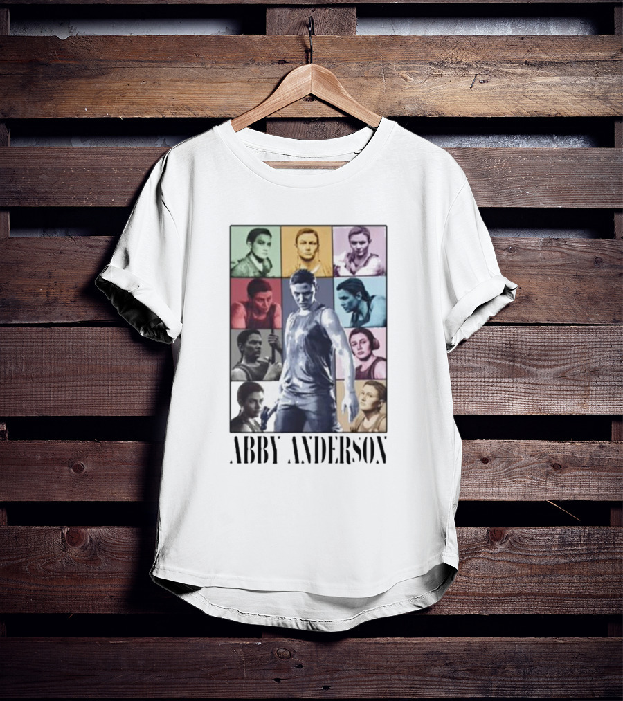 Abby Anderson Iconic Character Portrait Collage T-Shirt