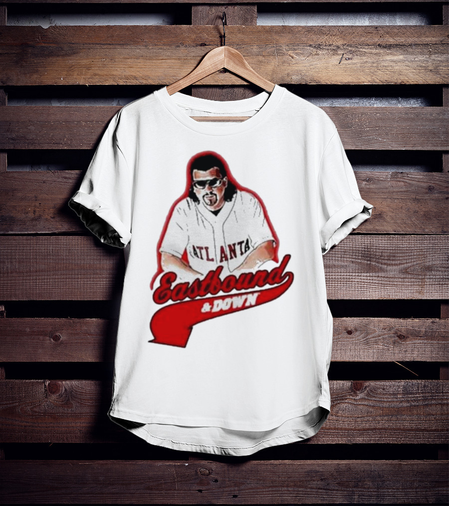 Atlanta Eastbound And Down Retro Baseball T-Shirt