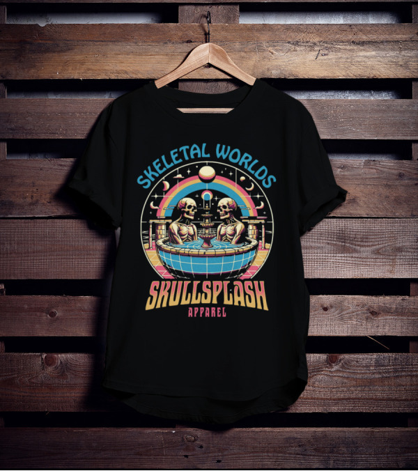 Skeletal Worlds SkullSplash T-Shirt