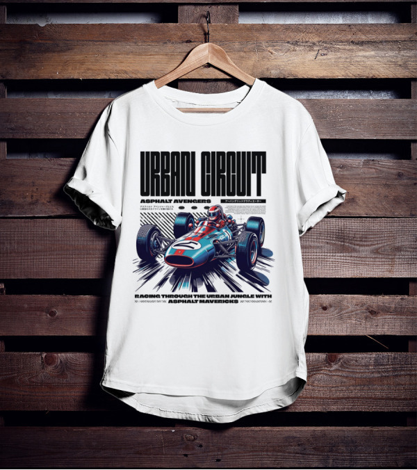 URBAN CIRCUIT ASPHALT AVENGERS RACING THROUGH THE URBAN JUNGLE WITH ASPHALT MAVERICKS T-Shirt