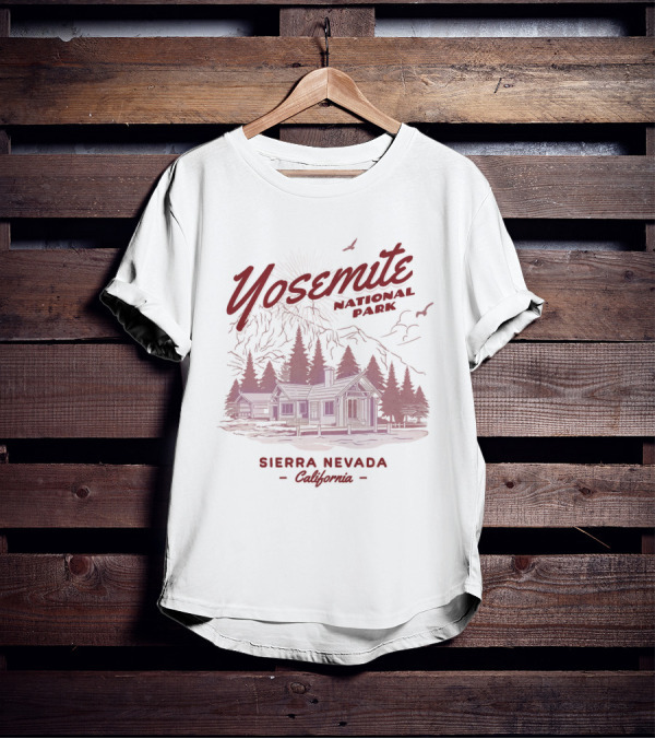 Yosemite National Park Sierra Nevada California Wilderness T-Shirt