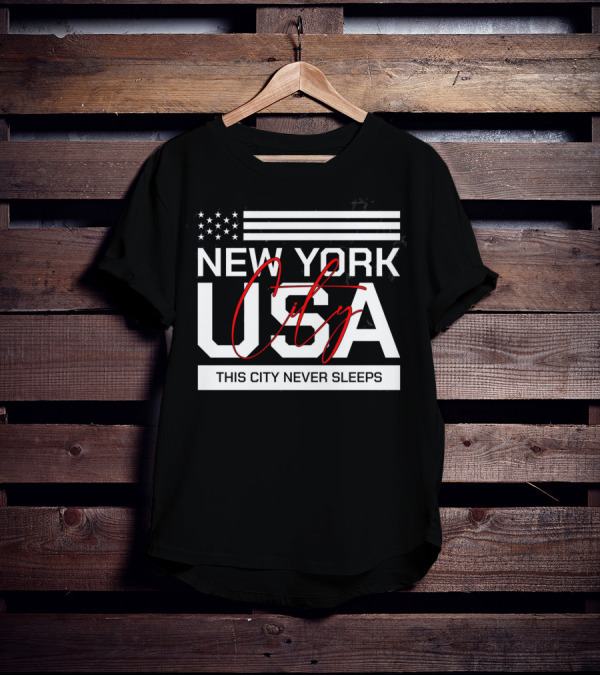New York City USA This City Never Sleeps T-Shirt