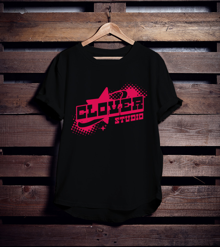 Clover Studio Y2K Branding Starburst T-Shirt