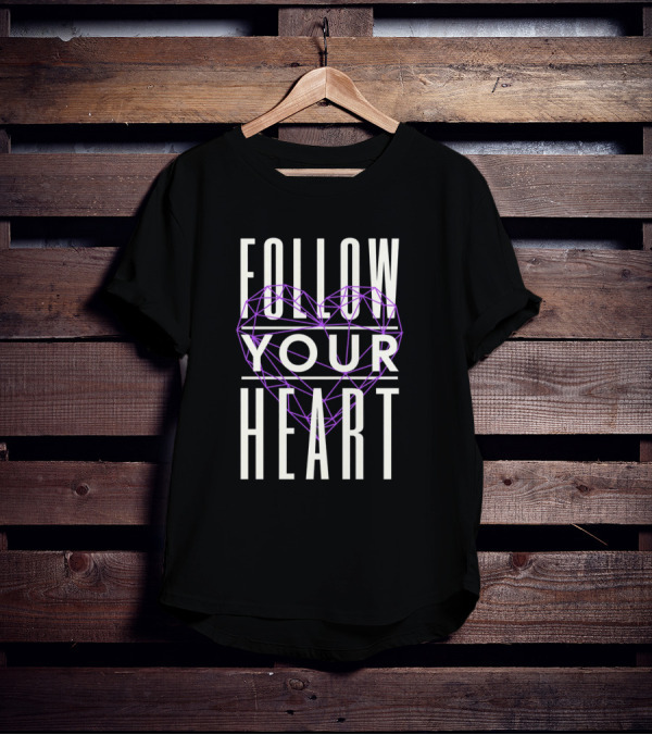 Follow Your Heart Geometric T-Shirt