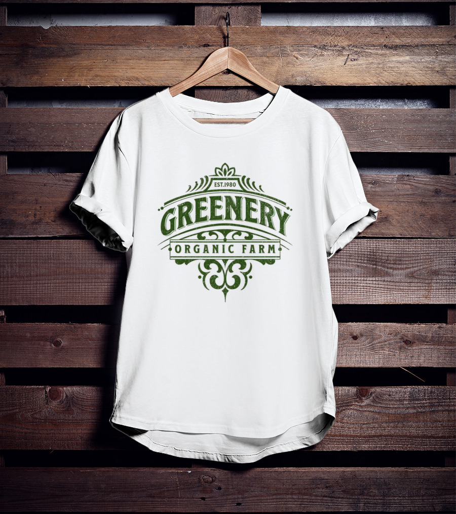 Est. 1980 Greenery Organic Farm T-Shirt
