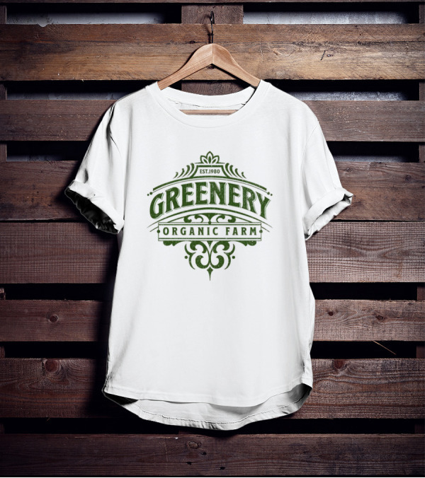 Est. 1980 Greenery Organic Farm T-Shirt