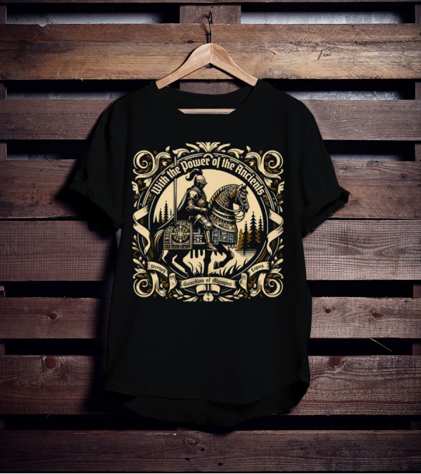 With The Power Of The Ancients Guardian Of Olympus Strength Legacy T-Shirt