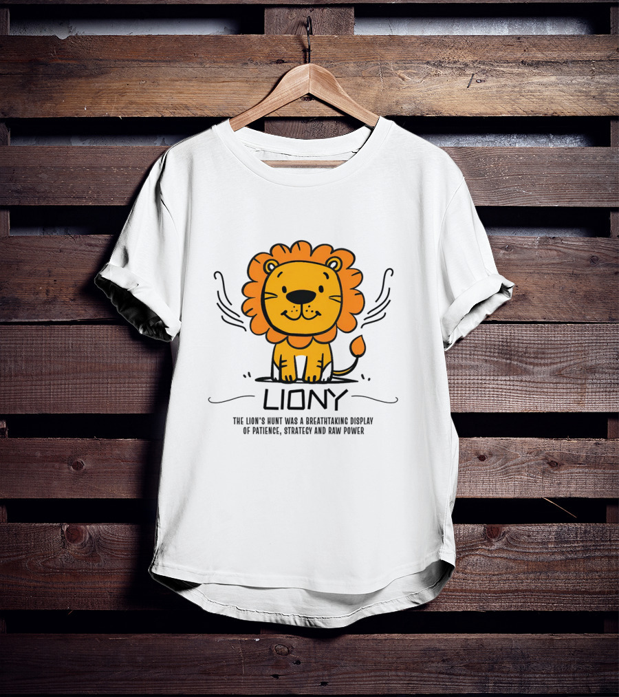 Liony Kidswear Breathtaking Display Of Patience Strategy Raw Power T-Shirt