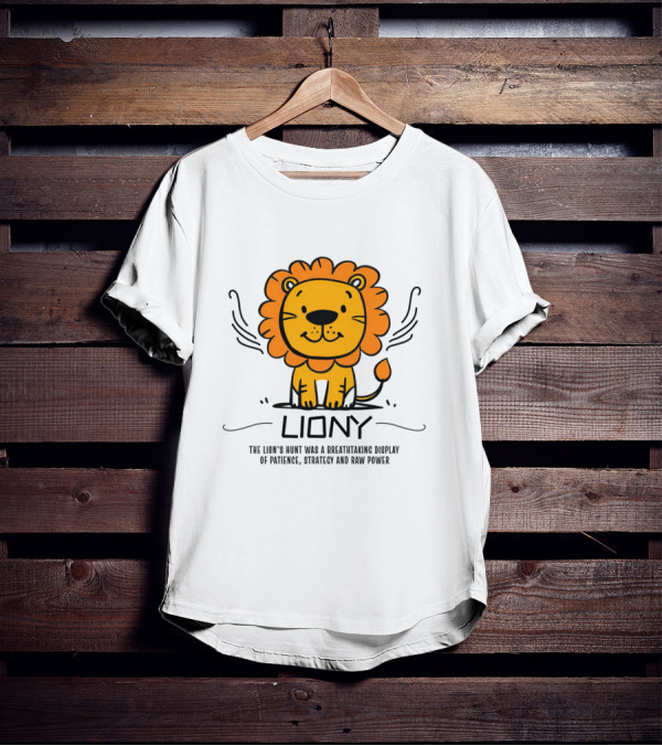 Liony Kidswear Breathtaking Display Of Patience Strategy Raw Power T-Shirt