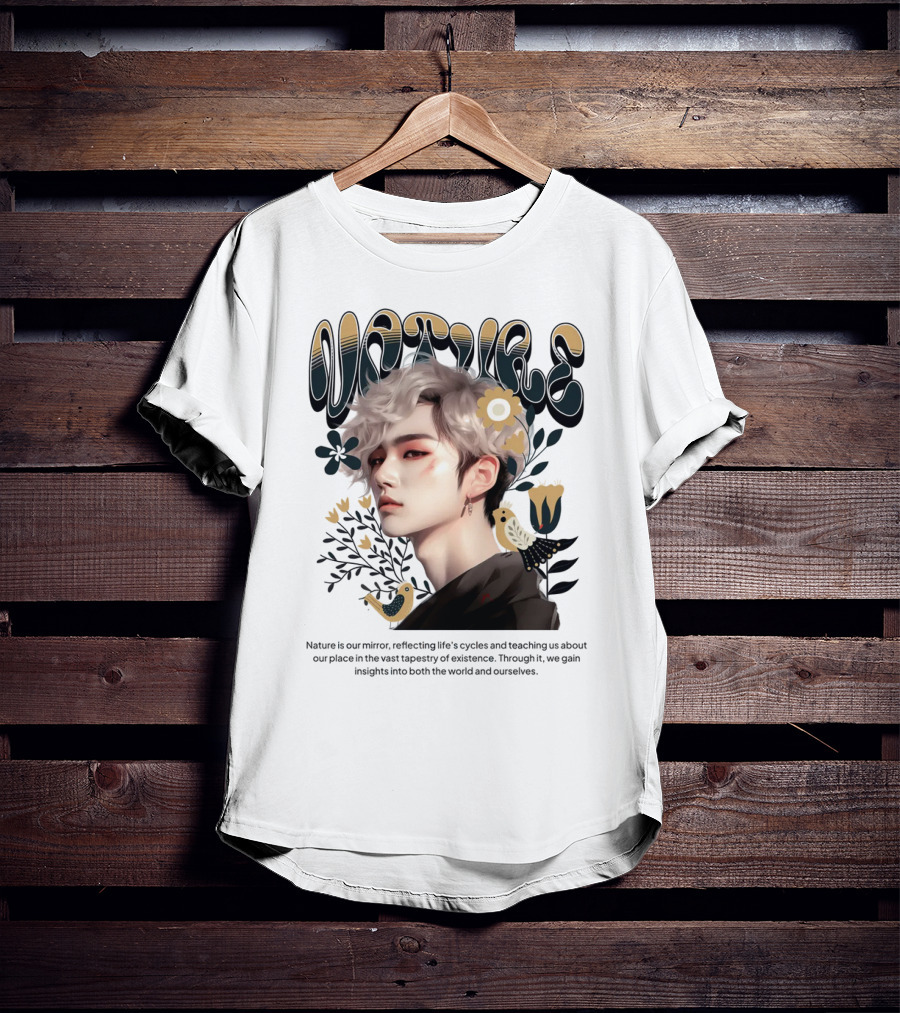 NATURE Floral Reflections Of Life And Existence T-Shirt