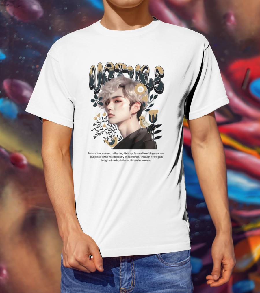 NATURE Floral Reflections Of Life And Existence T-Shirt