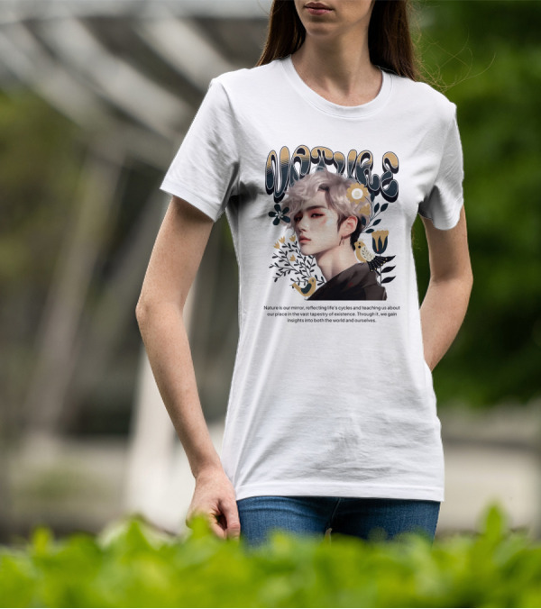 NATURE Floral Reflections Of Life And Existence T-Shirt