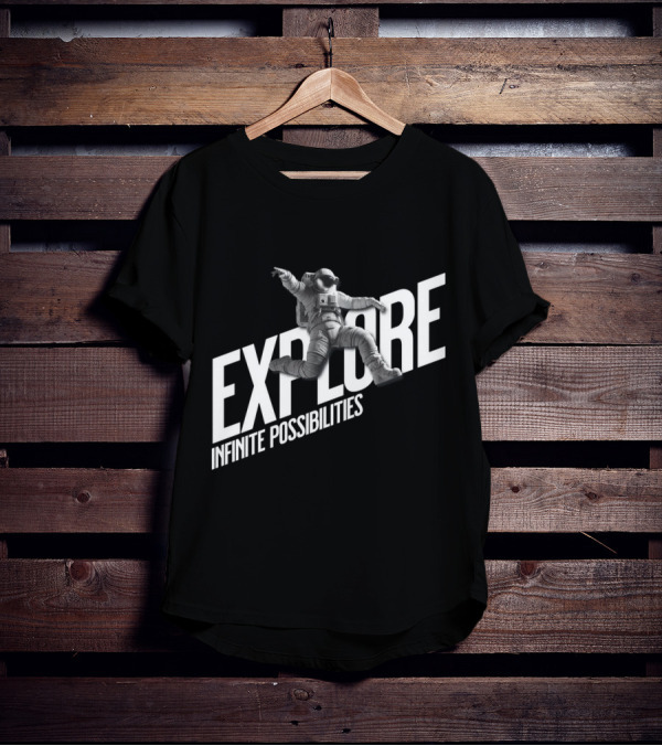 Explore Infinite Possibilities Astronaut T-Shirt