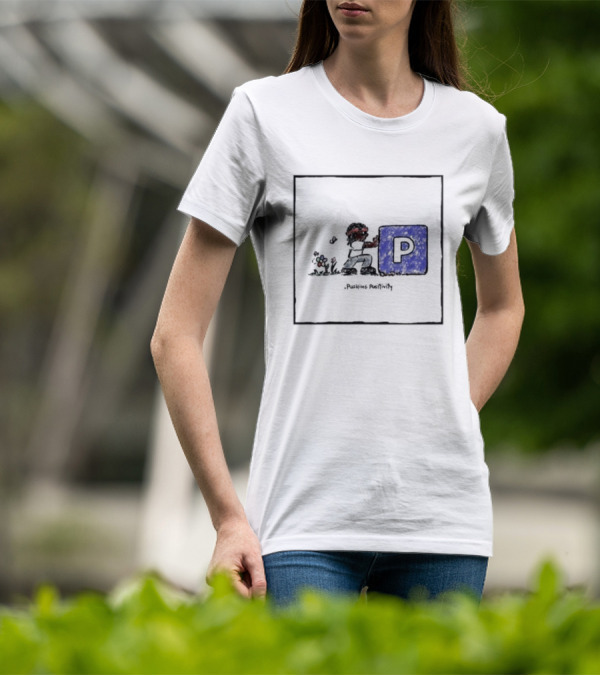 Pushing Positivity Peaceful Flower Garden Block T-Shirt